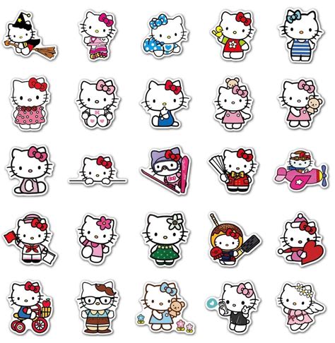 Hello kitty stickers | Etsy