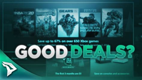 Xbox Live Black Friday Best Game Deals 2019 - YouTube