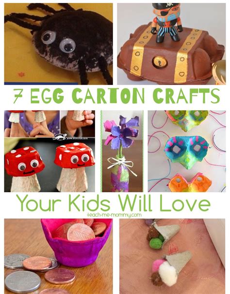 7 Egg Carton Crafts Your Kids Will Love - Teach Me Mommy