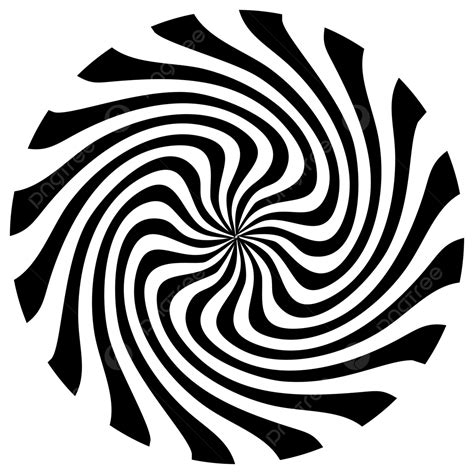 Dizzy Round Optical Abstract Illusion Transparant Vector Art, Dizzy ...