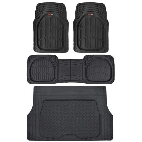 Motor Trend 4pc Black Car Floor Mats Set $39.99