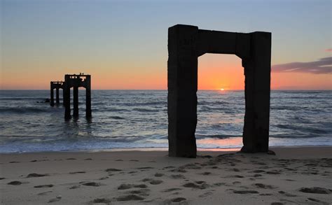 Davenport Pier Beach in Davenport, CA - California Beaches