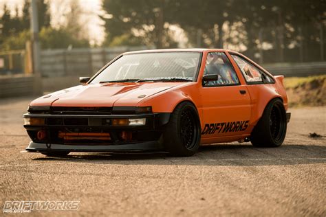 Driftworks AE86 (named the DW86). An absolute monster.