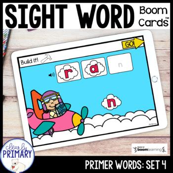 Sight Word Boom Cards™ | Kindergarten & First Grade by Clearly Primary