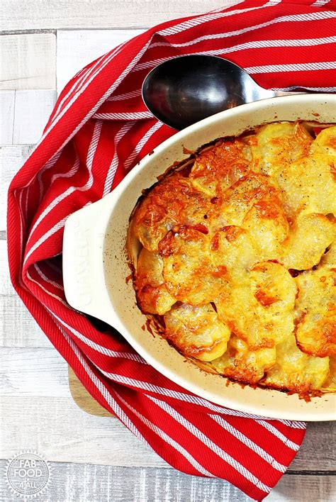 Bacon & Potato Layer Bake - pure comfort food! Fab Food 4 All