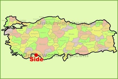 Side Maps | Turkey | Discover Side with Detailed Maps