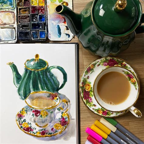 Why teacups are special: the tea tastes better - Art Painting Skills