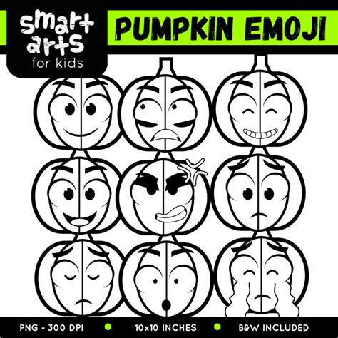 Pumpkin Emoji Clip Art - Educational Clip Arts and Bible Stories