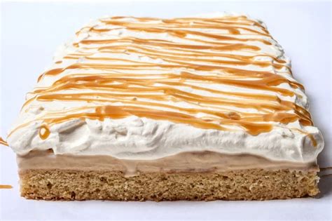 Vanilla–Salted Caramel Ice Cream Cake with Whipped Cream