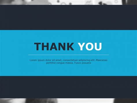 Thank You Slide | PowerPoint Template | Powerpoint templates, Business ...