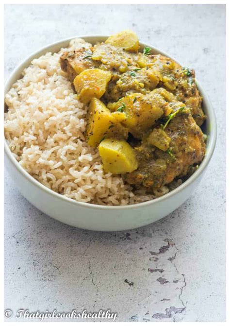 Jamaican Curry Chicken Recipe | That Girl Cooks Healthy