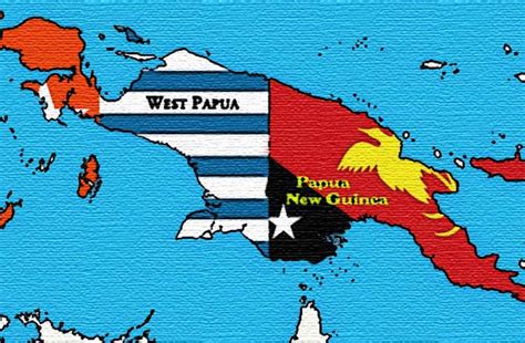 west_papua_new_guinea_flag_map_ak_rockefeller « AK Rockefeller