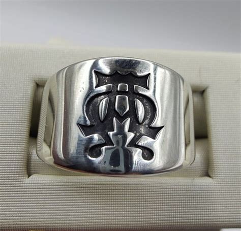 RETIRED James Avery Alpha and Omega Ring Size 8 RARE - Gem