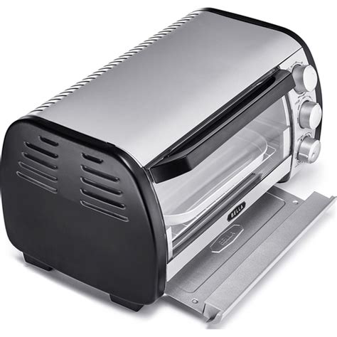 Sensio Bella Bella 4-Slice Toaster Oven in Stainless Steel and Black ...