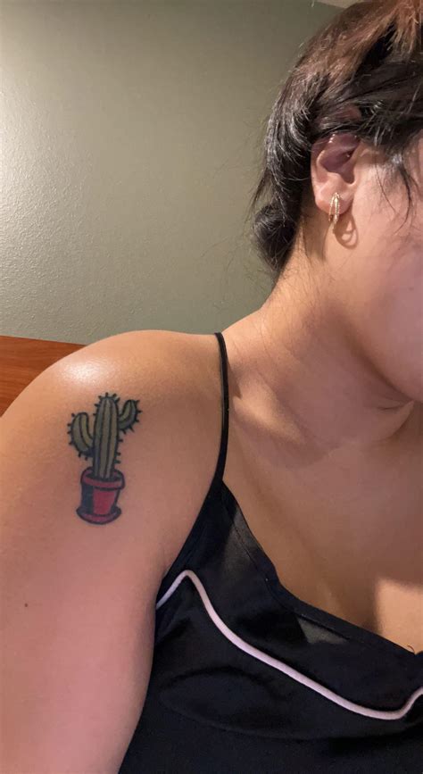 First tattoo of a saguaro cactus! : r/cactus