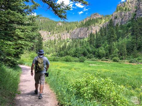 Black Hills Hiking Trails - United States Map States District