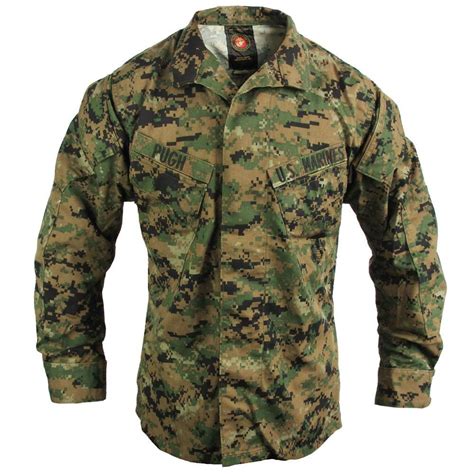 Genuine US Army Marines USMC MARPAT Woodland Camo Digital Camouflage ...