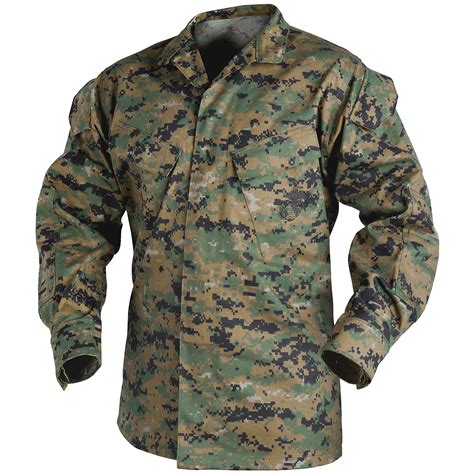 HELIKON US TACTICAL USMC MENS COMBAT SHIRT MILITARY JACKET DIGITAL ...