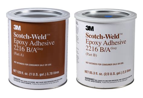 3M Adhesive - 2 Part Epoxy - Grey - Can / 2216 Series *SCOTCH-WELD