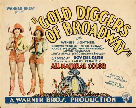 Gold Diggers of Broadway, 1929 | Film posters vintage, Musical movies ...