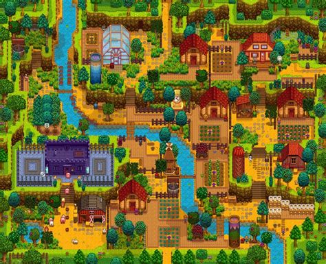 Simple Way to Four Corners Map Stardew Valley Layout