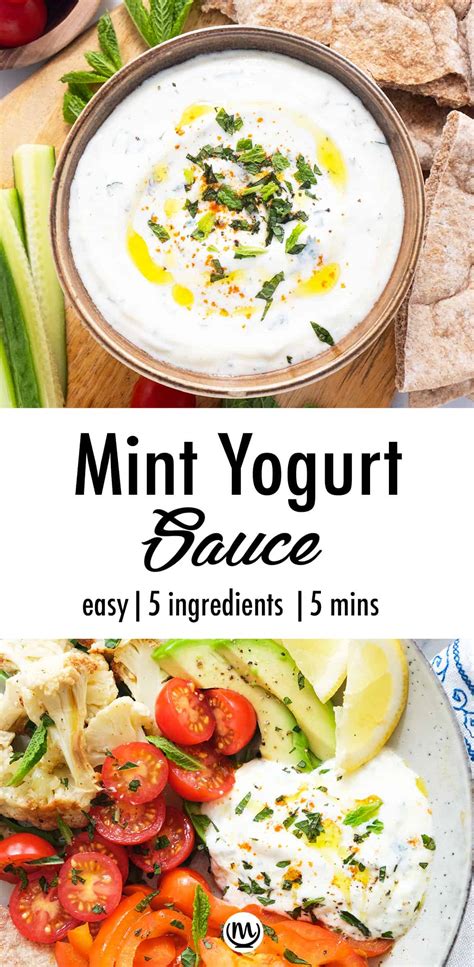 Mint Yogurt Sauce - The clever meal