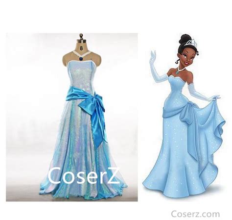 Princess Tiana Dress Tiana Costume – Coserz