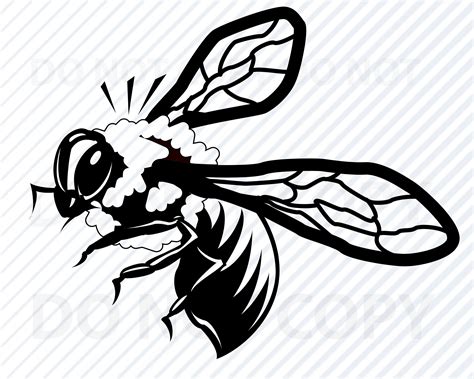 Bee Silhouette Bee Svg Free Available In Png And Vector Ahong Png | The ...