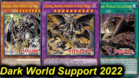 【YGOPRO】DARK WORLD NEW SUPPORT JUNE 2022 - YouTube