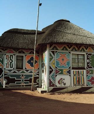 Inside the Beautifully Graphic Painted Ndebele Homes in South Africa ...