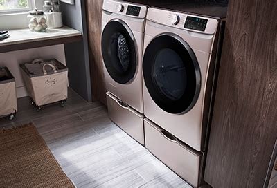 How to install your Samsung washer and dryer pedestals