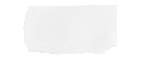 White ripped piece of paper isolated on transparent background PNG file ...