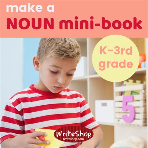 Make a noun mini-book with your K-3rd grade children | Homeschool ...