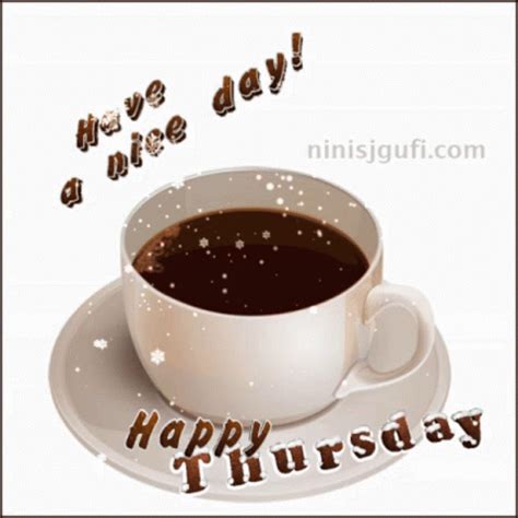 Happy Thursday Coffee GIF - HappyThursday Coffee HaveANiceDay ...