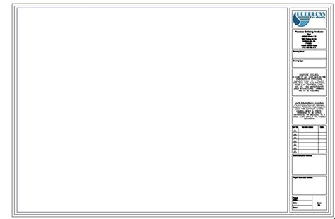 Autocad Title Block Template 24X36 - signpowen