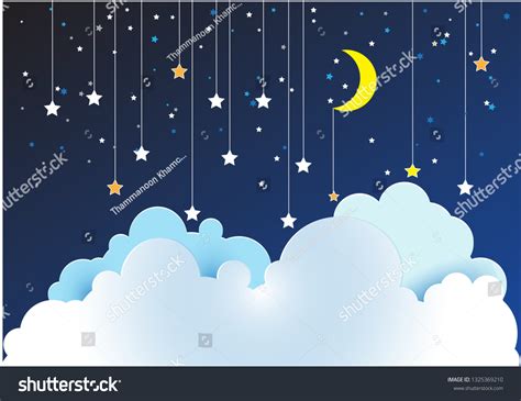 Starry Night Sky Clipart