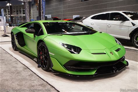 Green Lamborghini Aventador SVJ - BenLevy.com