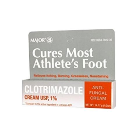 Major Pharmaceuticals Clotrimazole Cream 1% Tube, 5 oz – valpacks