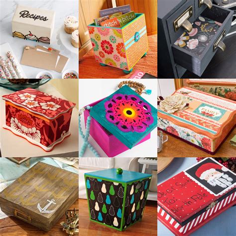 25+ Wood Box Crafts for Home Decorating - Mod Podge Rocks