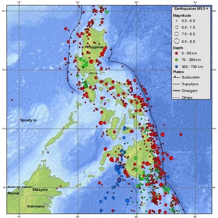 About Earthquakes in Philippines - Earthquakes in the Philippines