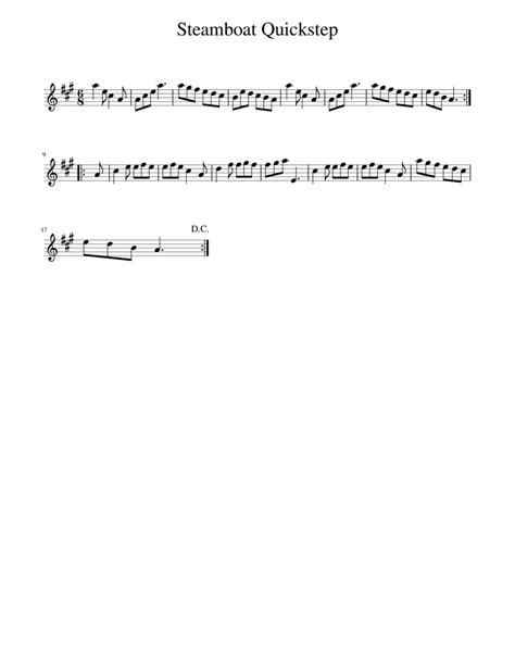 Steamboat Quickstep Sheet music for Piano (Solo) | Musescore.com