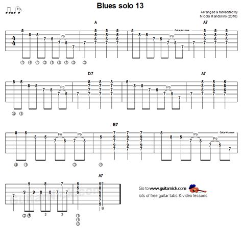 Electric Guitar Solo Tabs – Telegraph