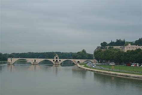 Avignon Bridge - the famous Pont d'Avignon or Pont Saint-Benezet