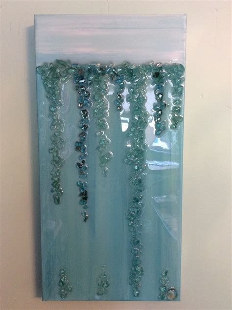 Broken Glass Art, Shattered Glass, Sea Glass Art, Glass Wall Art ...