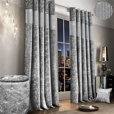 Amazing Crushed Velvet Curtains Grey Ikea Smart Home Blinds