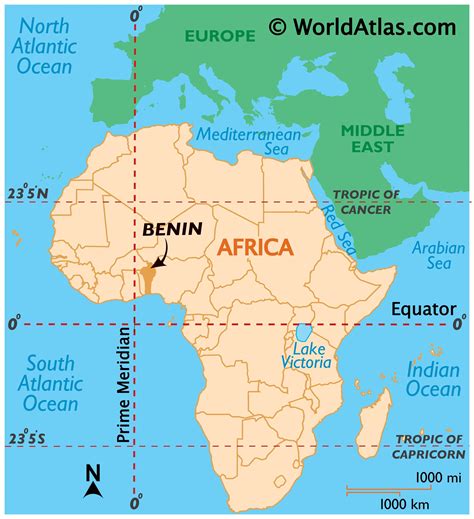 Benin Map / Geography of Benin / Map of Benin - Worldatlas.com