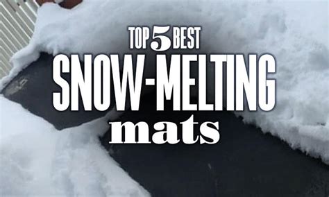 Top 5 Snow-Melting Stair Mats - TopFiveMe What To Buy