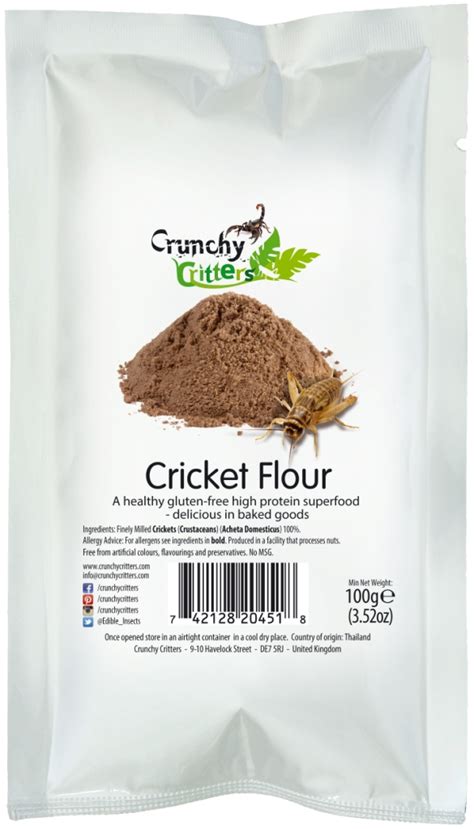 Cricket Flour – 100 grams – Crunchy Critters