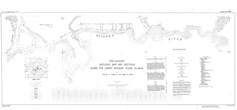 Map : Preliminary geologic map and sections along the lower Koyukuk ...