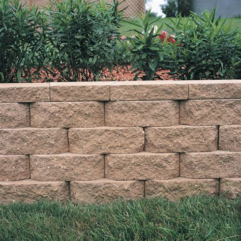 Tan - 11.75 - Retaining Wall Blocks - Wall Blocks - The Home Depot